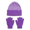 Dievčenská čiapka Under Armour G Beanie/Glove Combo fialová|UNI