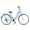 Mestsky bicykel - Bicykel 26 Kands Laura Blue 2022 pre spoločenstvo (Bicykel 26 Kands Laura Blue 2022 pre spoločenstvo)