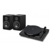 Pro-Ject JukeBox E1 HiFi Set Piano - Kompletní stereofonní audio systém s gramofonem