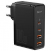 Nabíjačka do siete Baseus GaN2 Pro, 2x USB-C, 2x USB-A, 100W (CCGAN2P-L01) čierna
