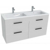Jika Cube umývadlo so skrinkou 116 cm biela H4536621763001