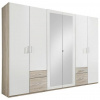 MID.YOU BIELA SKRIŇA SO ZRKADLOM, biela, farba duba, 270/210/58 cm - Online Only spálne - 001787045905