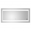 Zrkadlo s LED osvetlením Silver Futura, 70 × 140 cm, YJ-1772