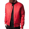 Bombera URBAN CLASSICS - BASIC BOMBER JACKED \ Fire Red S
