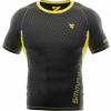 Školiace tričko s viacerýmifarebnými rukávmi (Pánska kompresná crossfit t -shirt Smmash Cell CE)