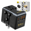 Univerzálny adaptér ADAPTÉR 65W EU/US/JP/AUS /UK 2x USB-C 2x USB-A