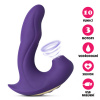 Silikonový vakuový vibrátor USB Suction Storm fialový