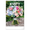NOTIQUE Nástenný kalendár Kvety 2026, 33 x 46 cm