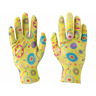 Extol Premium rukavice nylonové polomáčené v nitrilu zahradní 8856670