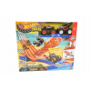 Hot Wheels Monster Truck pretek s demoláciou – súprava dráhy + 2 autíčka