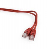 GEMBIRD kabel patchcord Cat5e UTP 0,25m, červený PP12-0.25M/R