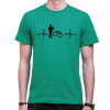 Fajntričko Tričko - EKG Policajt, Farba zelená, Strih/ Variant Pánsky/UNISEX