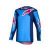 Dres FLUID GRID, ALPINESTARS (modrá/červená) 2026 XL