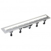 Polysan Road Sprchový žľab s roštom 72x12,3 cm, nerezová oceľ 71673