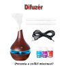 Aroma difuzér s funkciou zvlhčovania vzduchu + 3 oleje - typ B