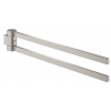 GROHE Selection 41063DC0 Dvojitý držiak na uterák, otočný, Nerez GRO 41063DC0