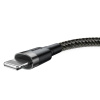 Baseus 0,5m, šedo-černý CALKLF-AG1 USB-A na Lightning (6953156274938)