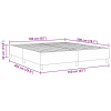 vidaXL Posteľ s boxspringom Krémová 160x200 cm Zamatový - Krémová - 259767-276399