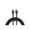 Baseus napájací kábel USB-C na USB-C 60W - 1 meter, čierno šedý