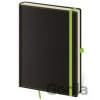Helma 365 Linajkový zápisník Black Green A5 (L)