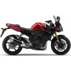 Nálepky FOOQS pre YAMAHA FZ1 S FAZER 2006-2009 ČERVENÁ K-DRMK ČIERNA