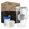 Sklenená filtračná kanvica Aqualogis Etiuda 2.9L Biela + náplň Pure+