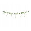 Girlanda WISTERIA biela popínavá rastlina lístky BOHO 1,7m