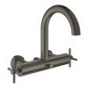 Grohe Atrio - Vaňová batéria, kefovaný Hard Graphite 25010AL3