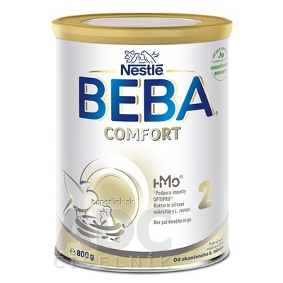 BEBA COMFORT 2 HM-O (inov.2021) následná výživa dojčiat (od ukonč. 6. mesiaca) 1x800 g, 7613036934145