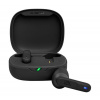 JBL VIBE FLEX Bluetooth slúchadlá STEREO (v5.2, TWS, mikrofón, zvýraznenie basov, IP54 + nabíjacie puzdro) ČIERNE