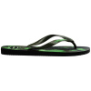 Havaianas Hav. Top Camu Black/Moss 45/46 Flip Flops Mens Black/Green 8/9