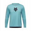 CYKLISTICKÉ TRIČKO S DLHÝM RUKÁVOM FOX JUNIOR RANGER HEAD VINTAGE WASH (YL)