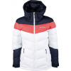 Columbia ABBOTT PEAK INSULATED JACKET biela,tmavo modrá,ružová Dámska zateplená lyžiarska bunda XS
