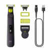 Philips OneBlade Pro 360 QP6542/15 zastřihovač, voděodolný, 3 nástavce, akumulátorový provoz (QP6542/15)