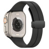Techsuit - Náhradný remienok - Apple Watch 1/2/3/4/5/6/7/8/9/SE/SE 2/Ultra/Ultra 2 42/44/45/49mm - Čierna KP29285