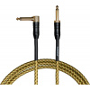 Cascha Professional Line Guitar Cable Nástrojový kábel 6 m Rovný - Zalomený