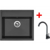 Sinks SOLO 560 Pureblack + ARCO čierná matná