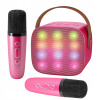 PRENOSNÝ BLUETOOTH KARAOKE REPRODUKTOR PRE DETI S 2 MIKROFÓNMI