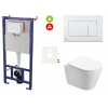 Siko Závěsný WC set do lehkých stěn / předstěnová SAT Infinitio SSIN20KECO