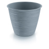 kvetináč 23,5cm FURU DFO240-443U svetlo sivý plastový PROSPERPLAST