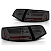 LED PÁS ZADNÉ SVETLÁ ČIERNE TMAVÉ SEQ pre AUDI A6 08-11 SEDAN