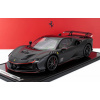 FERRARI | SF90 XX STRADALE N 16 PERSONAL CAR CHARLES LECLERC 2024 - CON VETRINA - WITH SHOWCASE | MATT BLACK RED
