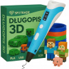 3D pero SPJ TRADE 3D PEN Pero modré