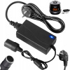 MENIČ NAPÄTIA 240 V 12 V ADAPTÉR 100 CM KÁBEL 60 W 5 A ČIERNY