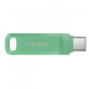 SanDisk Flash Disk 256GB Ultra Dual Drive Go, USB-C 3.2, Zelená SDDDC3-256G-G46AG