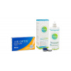 Alcon Air Optix Night & Day Aqua (6 šošoviek) + Solunate Multi-Purpose 400 ml s puzdrom Dioptria: -5.75, Zakrivenie: 8.4, Priemer: 13.8