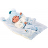 Llorens bábika New Born 63555 chlapček Bimbo 35 cm