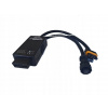 Kábel diagnostický adaptér obd2 na 4+4pin Claas Renault traktor diagnostika