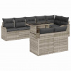 zahrada-XL Súprava záhradných pohoviek 9 pcs Svetlosivá 100 x 55 x 73 cm 3357225