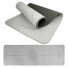 Podložka LIFEFIT YOGA MAT RELAX DUO, 183x58x0,6cm, černá